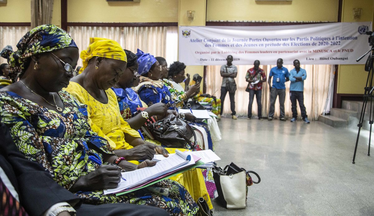 Journée Portes Ouvertes des partis politiques à Bangui