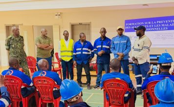 Sécurité au travail : AMG et Chalco Guinea renforcent les capacités des travailleurs à Boffa