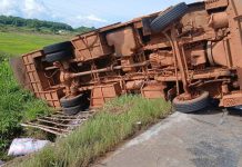 Accident de la route à Maci : un camion perd le contrôle, un mort et plusieurs blessés